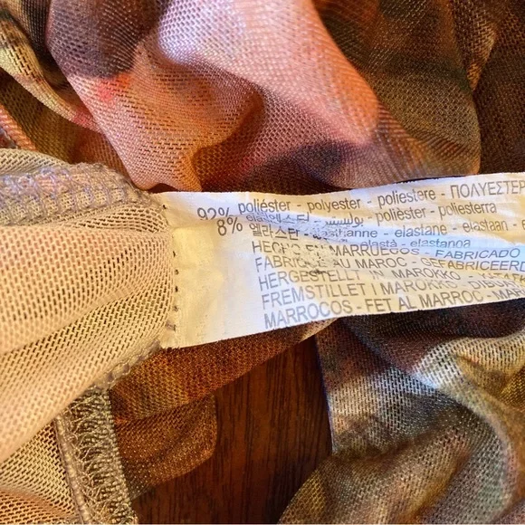 ZARA The Fates Art Print Mesh Bodysuit - Picture 9 of 14